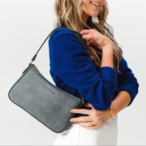 Portland Leather Baguette Shoulder Bag
